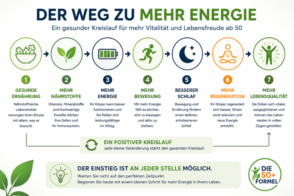 Der Weg zu mehr Energie ab 50